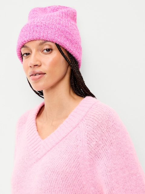Ribbed Beanie for Women
