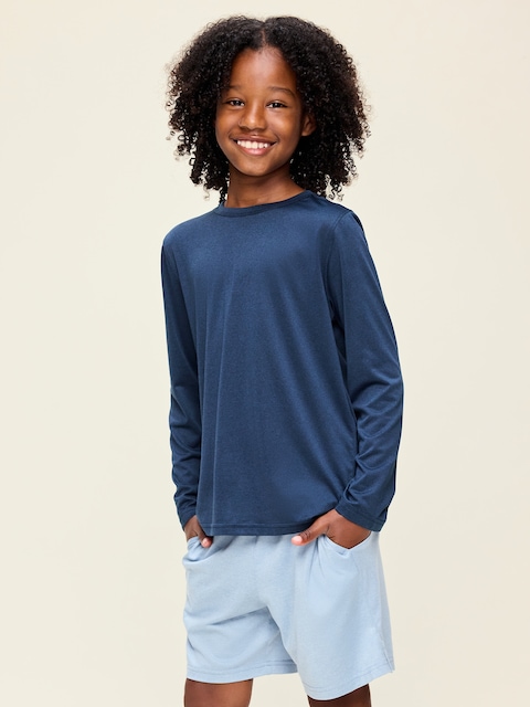 CloudMotion Long-Sleeve Performance T-Shirt for Boys