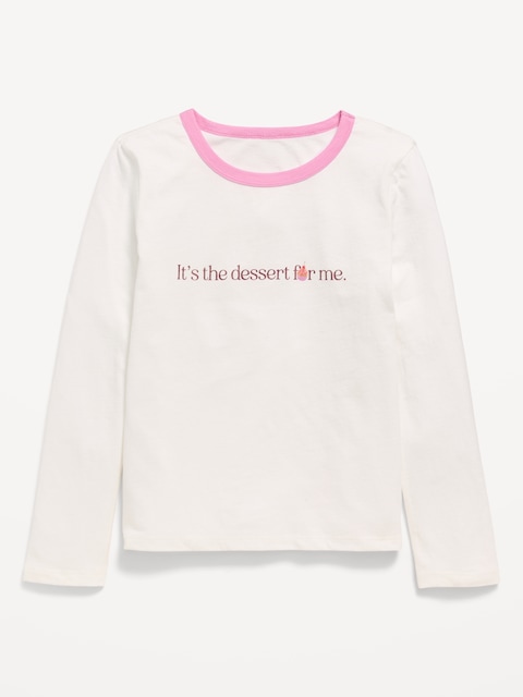 Long-Sleeve Graphic T-Shirt for Girls
