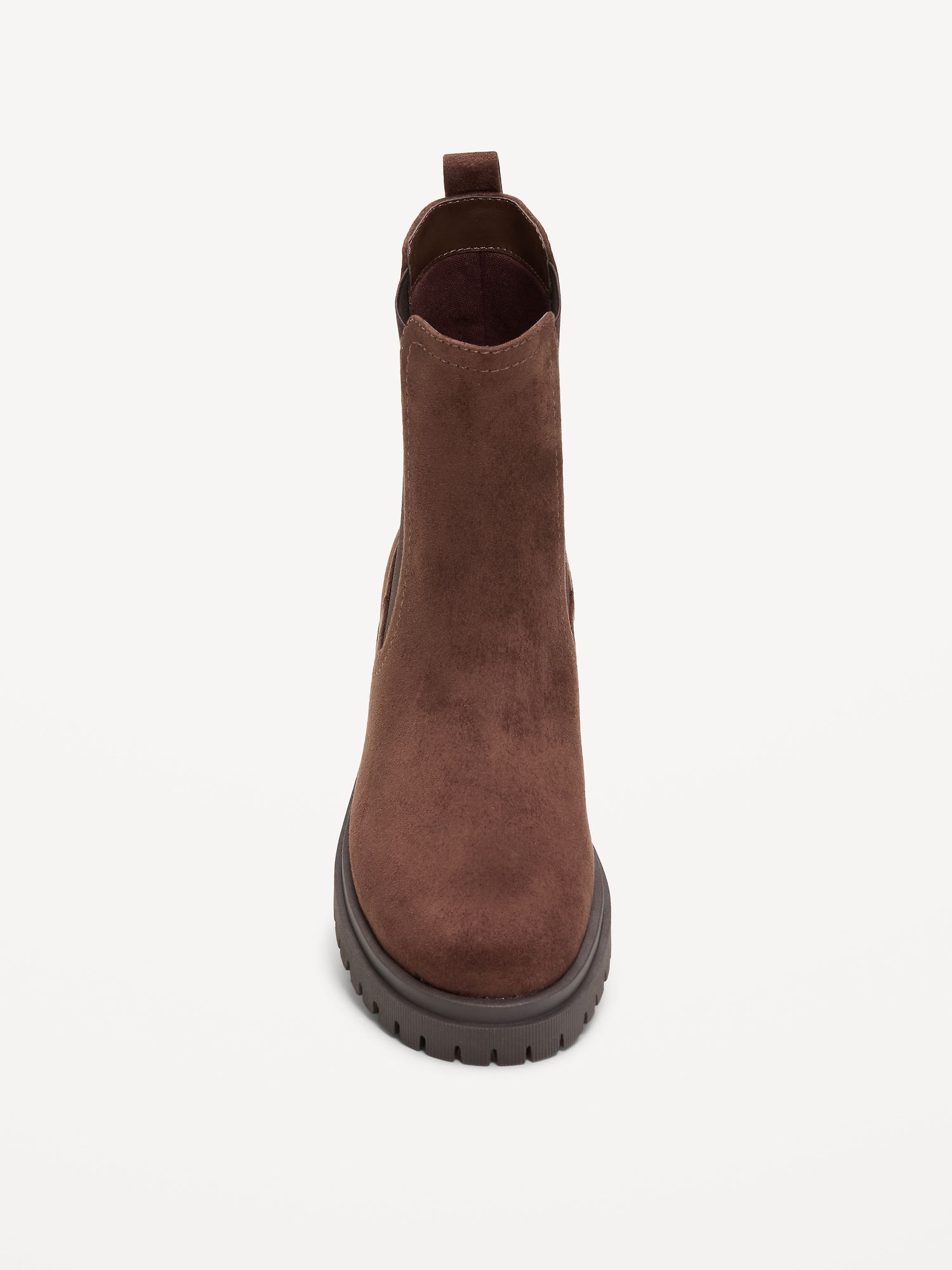 Faux-Suede Chelsea Boots for Women