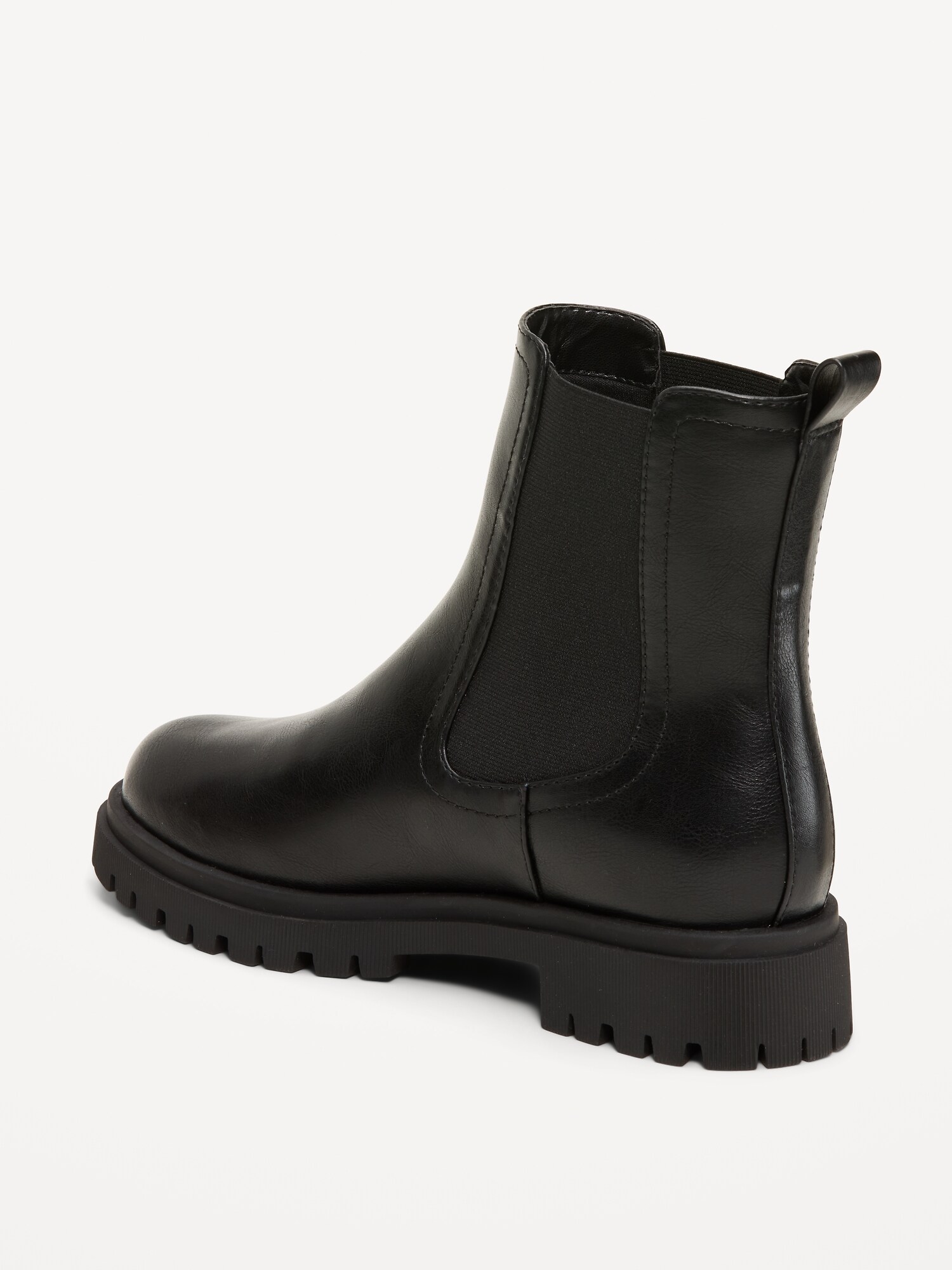 Женские ботинки Old Navy Faux-Suede Chelsea Boots for Women, цвет: Чёрный — фото 4
