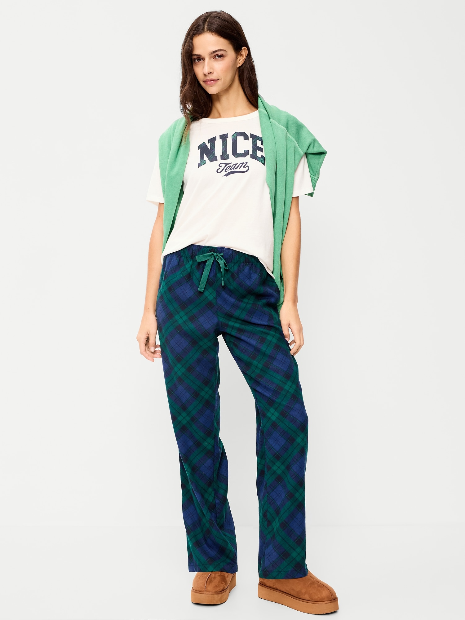 Flannel Pajama Pants for Women