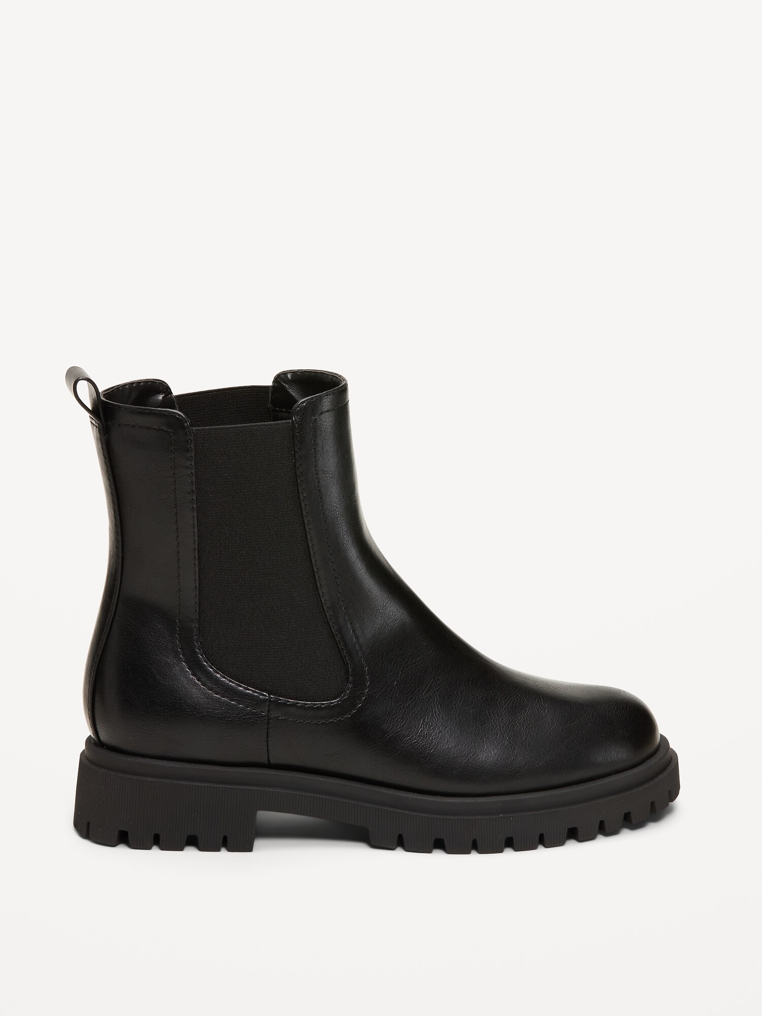 Женские ботинки Old Navy Faux-Suede Chelsea Boots for Women, цвет: Чёрный — фото 3