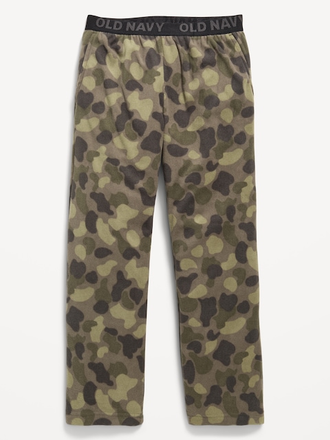 Gender-Neutral Microfleece Pajama Pants for Kids