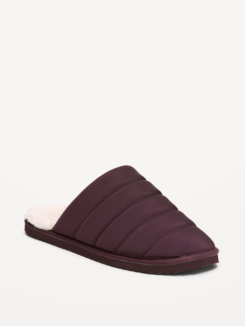 Puffer Sherpa Slippers for Women