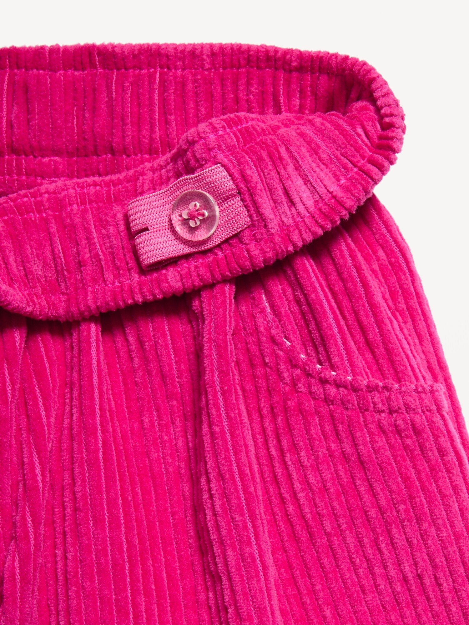 Брюки Old Navy Pull-On Textured Corduroy Wide-Leg Pants для девочек-малышей, цвет: Bright Lacquer — фото 2