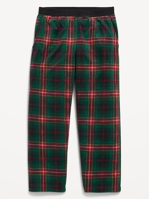 Gender-Neutral Microfleece Pajama Pants for Kids