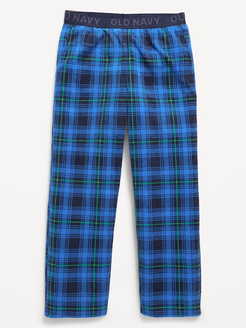 Gender-Neutral Microfleece Pajama Pants for Kids