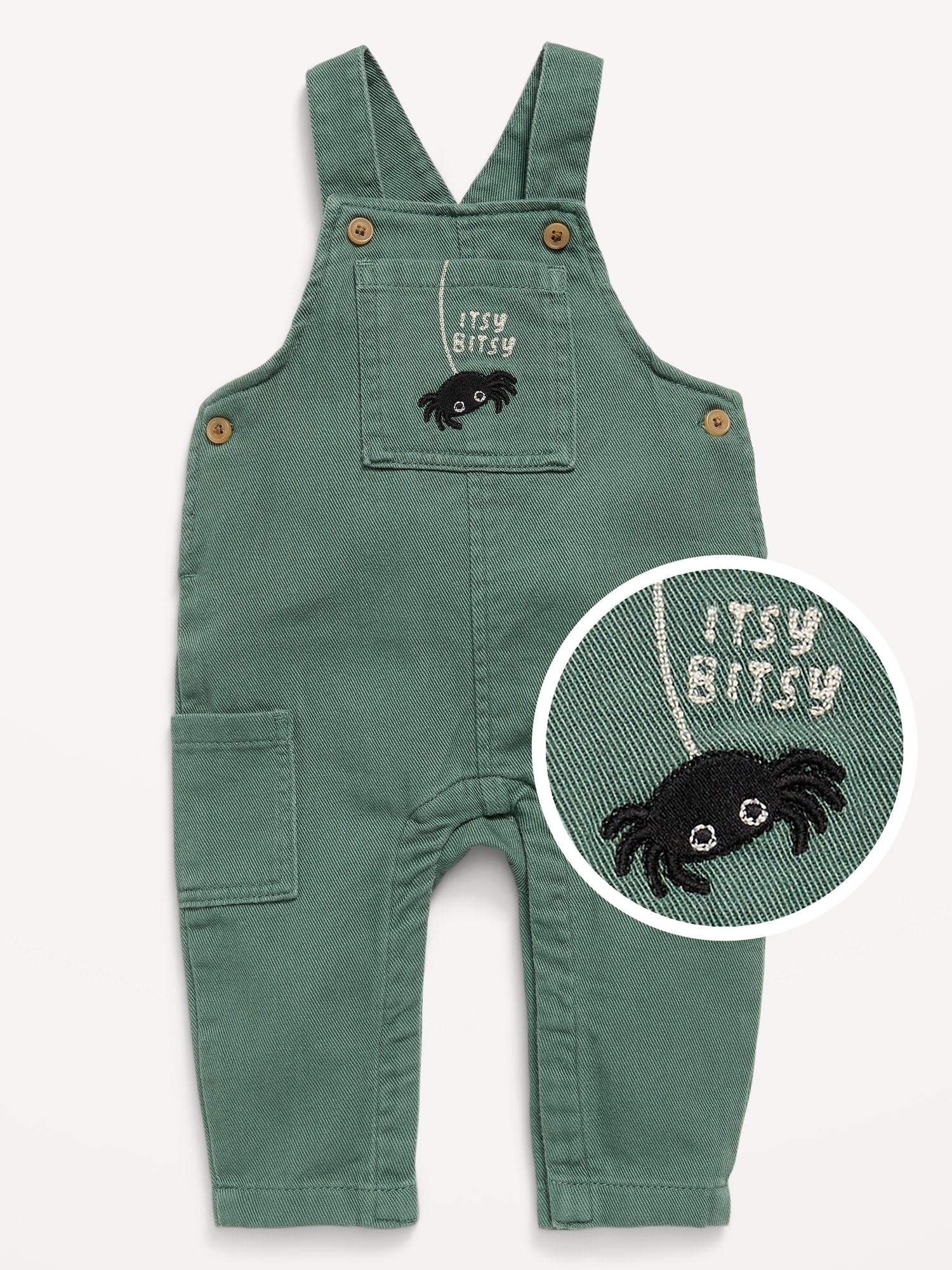Twill Overalls for Baby