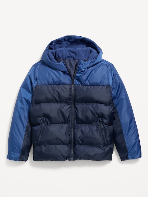 Water-Resistant Puffer Jacket for Boys