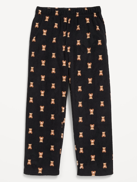 Printed Microfleece Pajama Pants for Girls