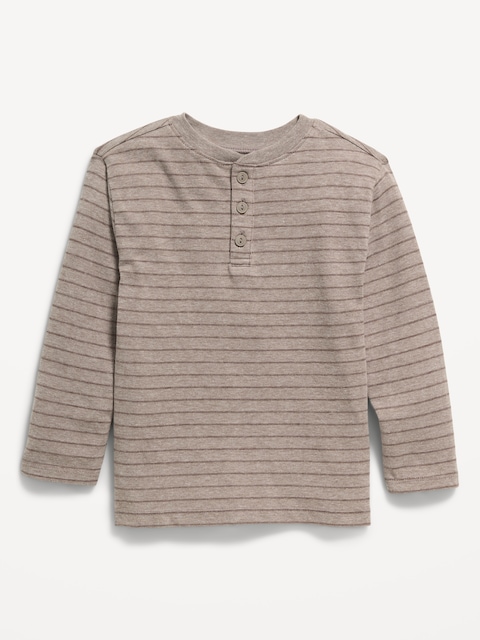 Long-Sleeve Henley T-Shirt for Toddler Boys