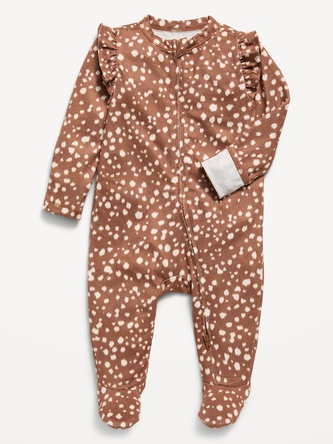 SoftMode 2-Way-Zip Sleep & Play Footed One-Piece for Baby