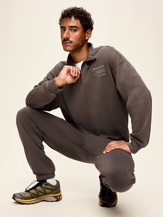Lived-In Pro Quarter Zip | Old Navy