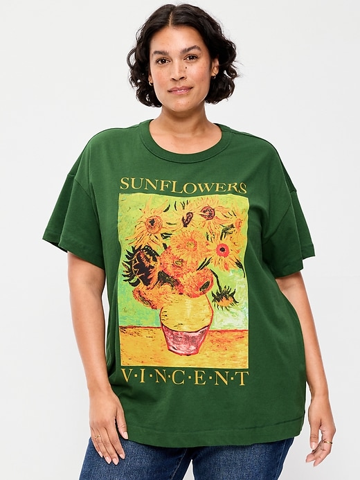 Vincent Van Gogh Oversized Tunic T-Shirt | Old Navy