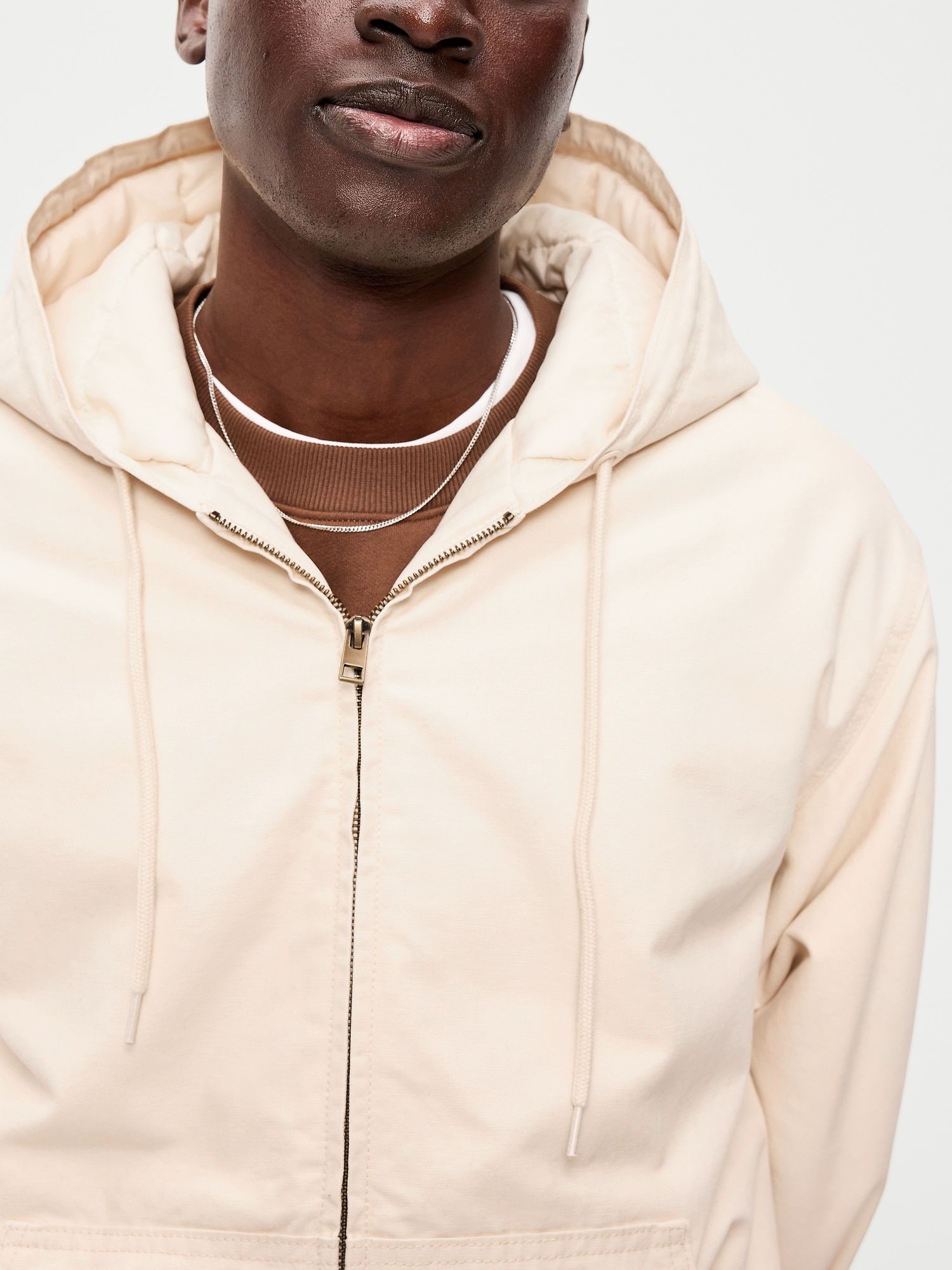 Oversized Canvas Hoodie