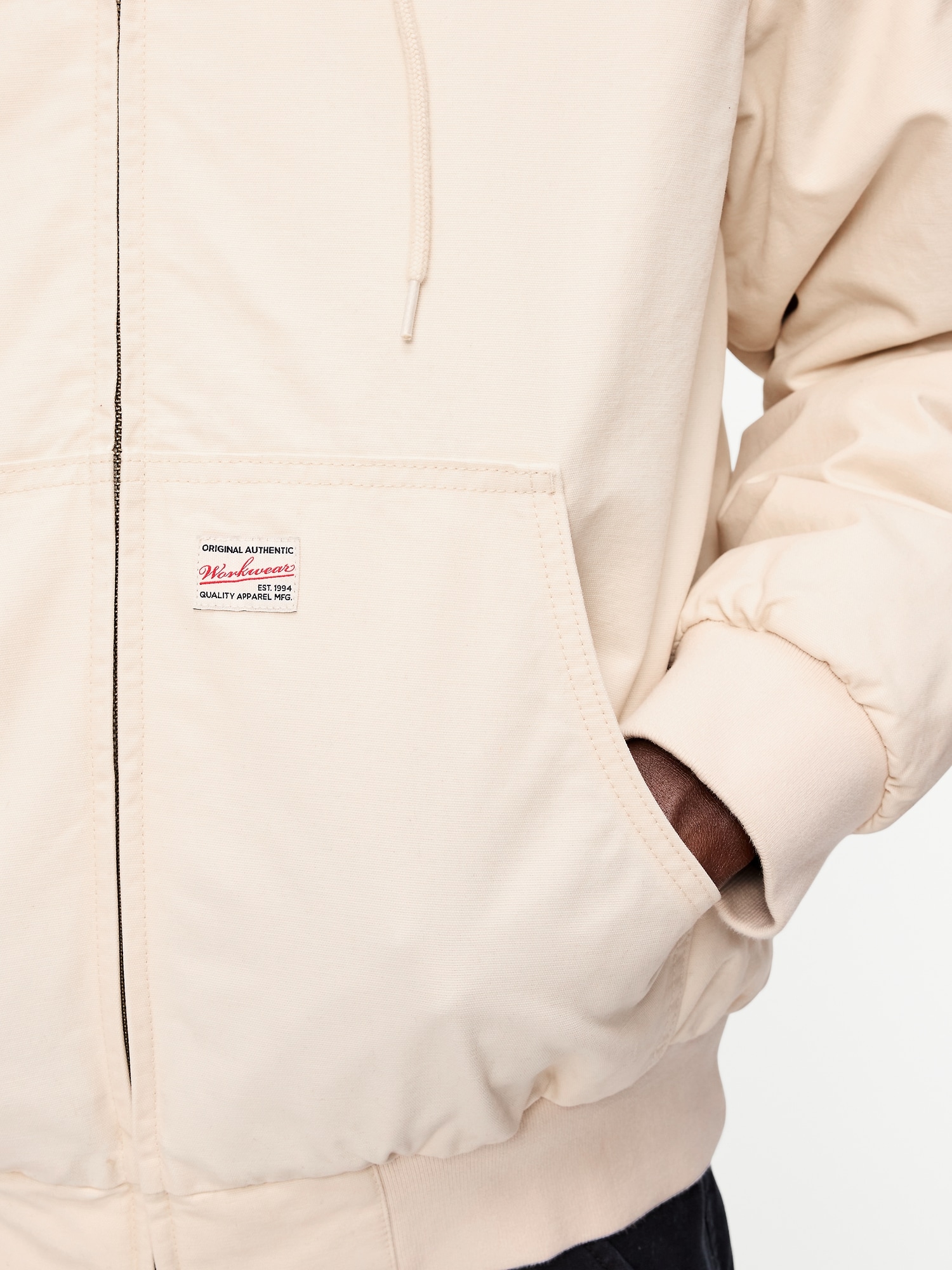 Oversized Canvas Hoodie