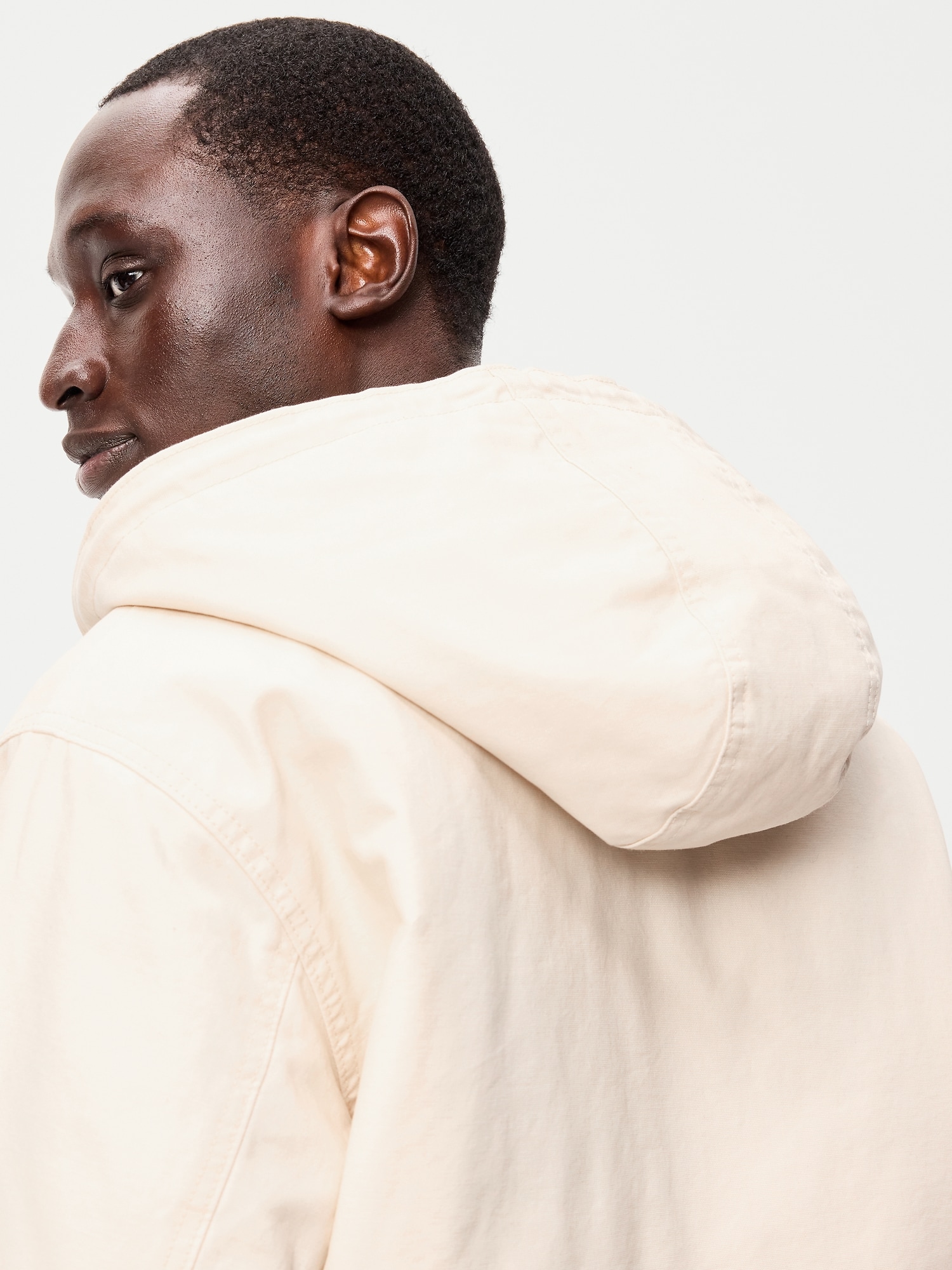 Oversized Canvas Hoodie