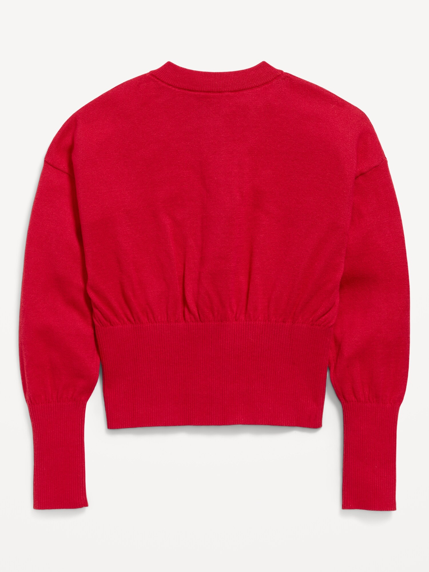 Кардиган Old Navy Cardigan Sweater для девочек, цвет: Красный — фото 3