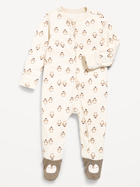 Snug-Fit 2-Way-Zip Sleep & Play Footed One-Piece for Baby