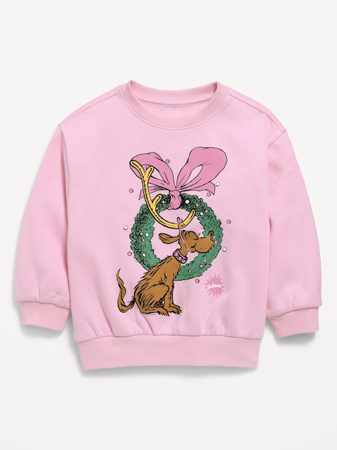 Dr. Seuss™ Grinch Crew-Neck Sweatshirt for Toddler Girls