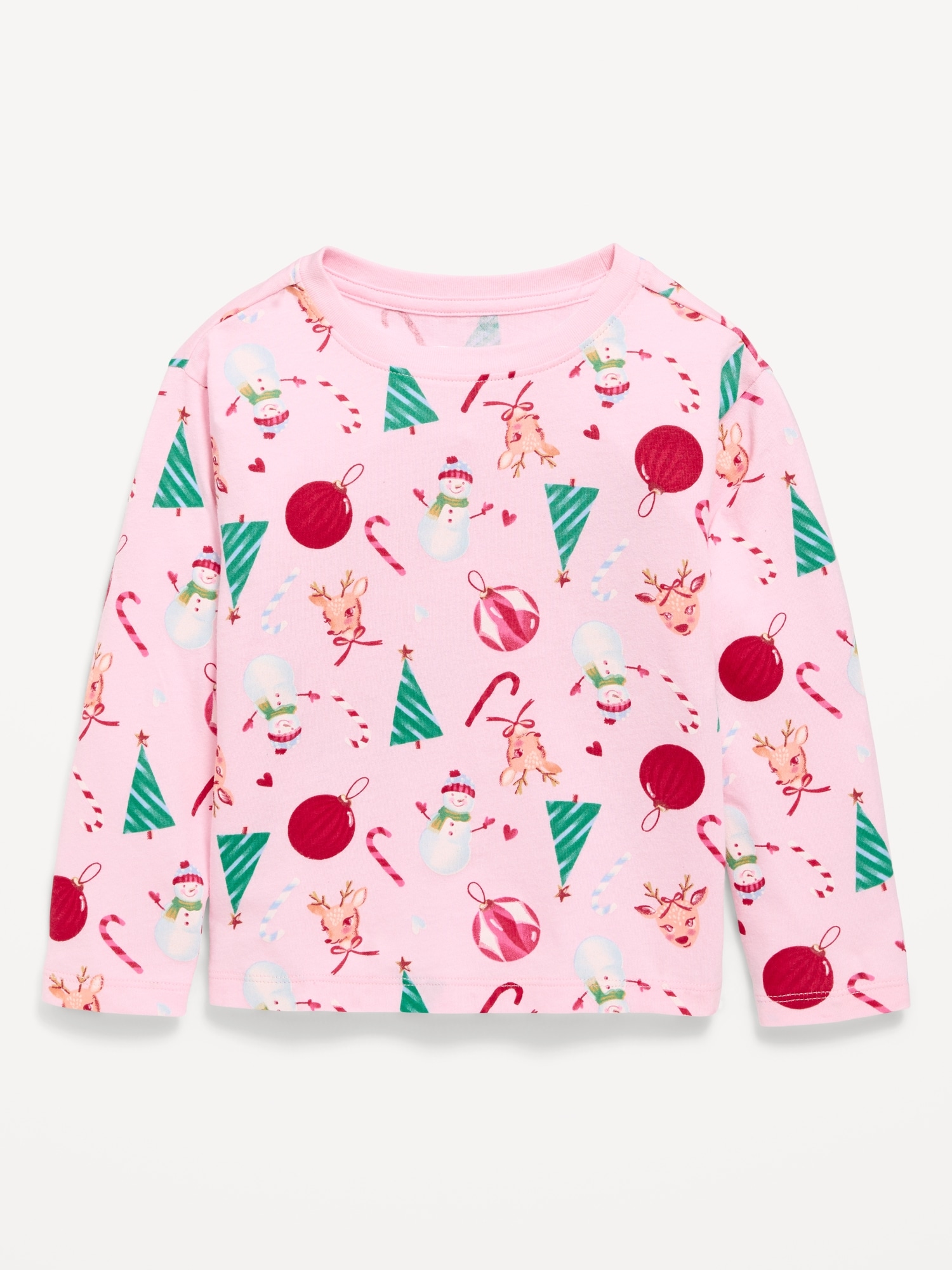 Printed Long-Sleeve T-Shirt for Toddler Girls