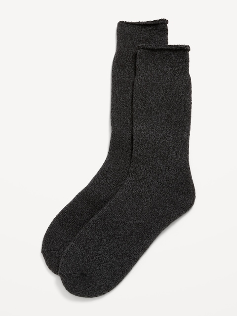 Cozy-Lined Crew Socks for Men