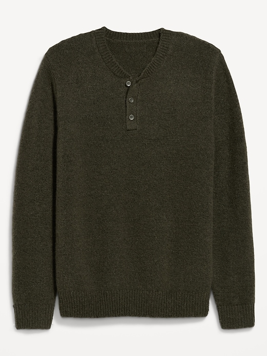 Wool-Blend Henley Sweater | Old Navy