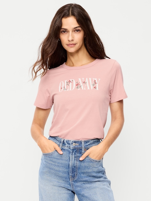 EveryWear Crew-Neck Logo-Graphic T-Shirt