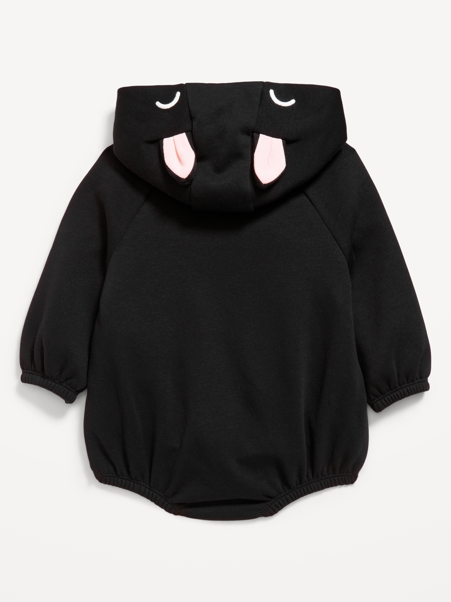 Hooded Critter Fleece One-Piece Romper for Baby