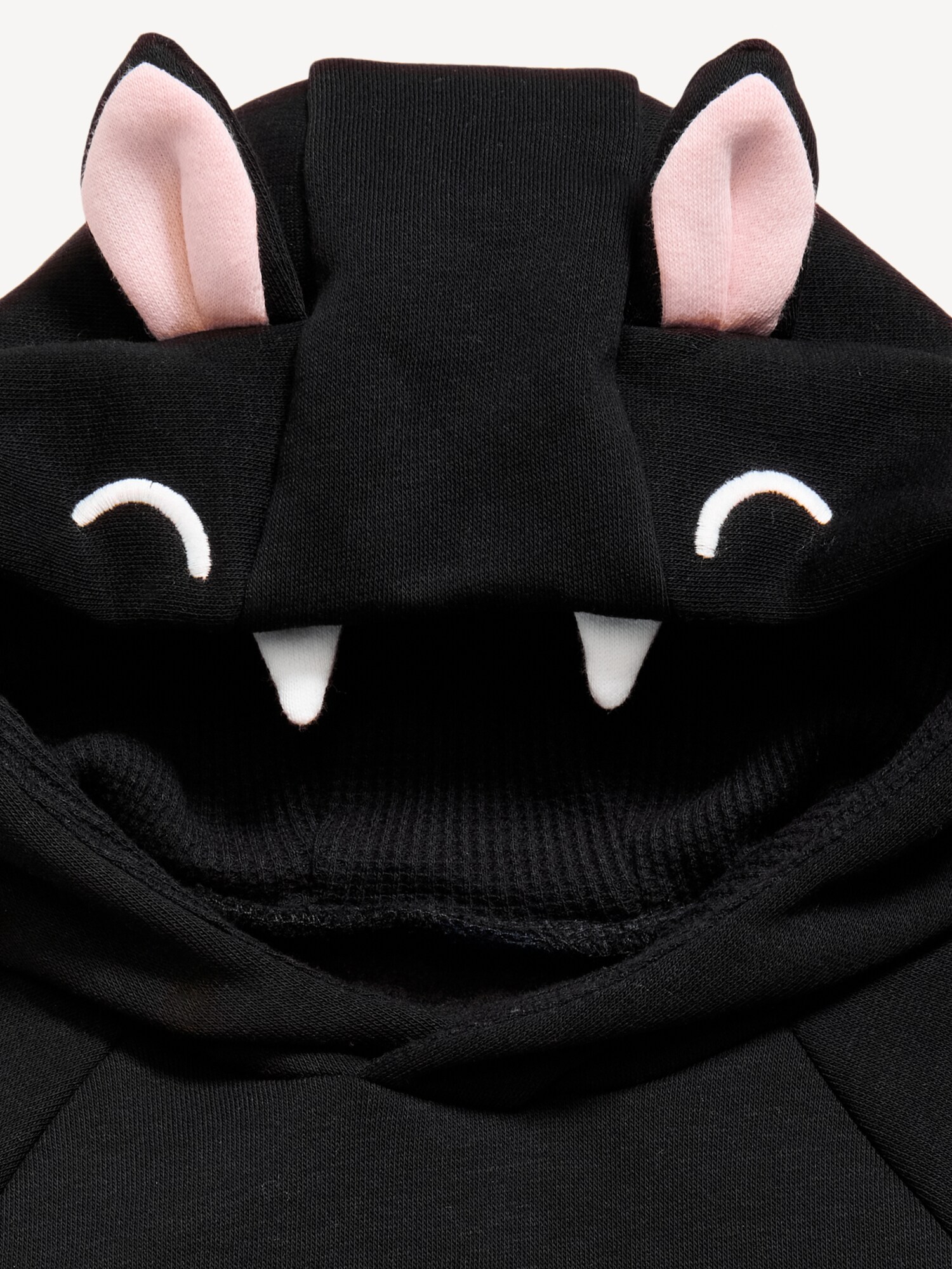 Комбинезон Old Navy Hooded Pumpkin Critter Fleece One-Piece Romper для малышей, цвет: Bat — фото 5