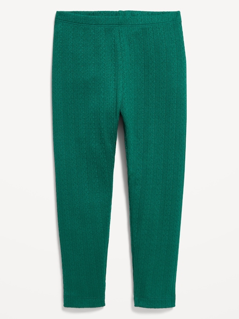 Cable-Knit Leggings for Toddler Girls