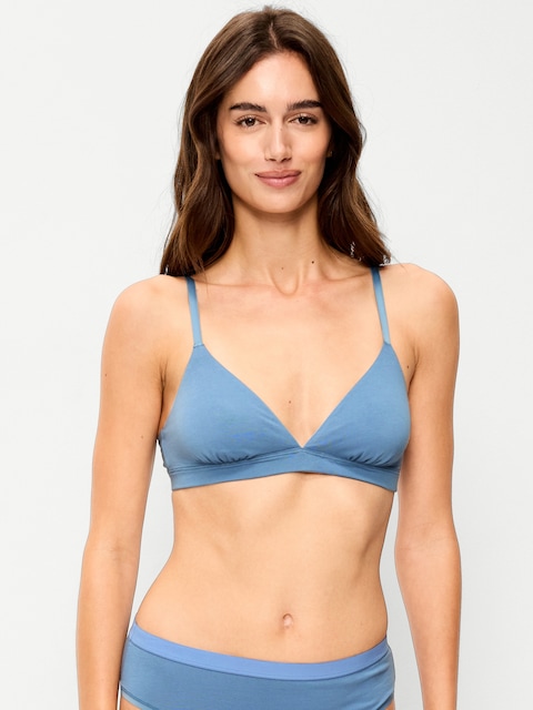 Everyday Cotton Triangle Bralette