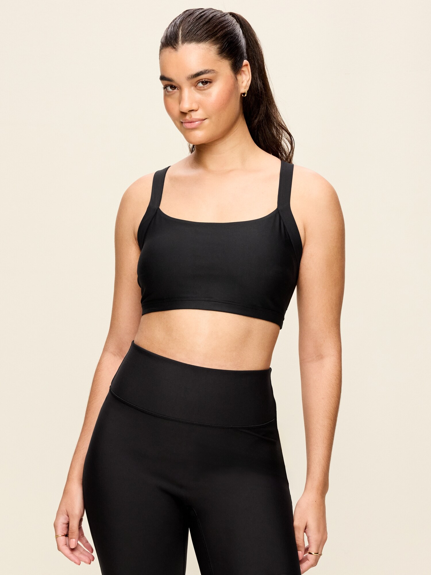 Спортивное бра PowerSoft, средняя поддержка — Old Navy, цвет: Чёрный — фото 3