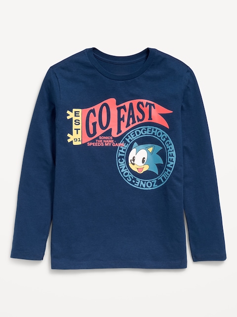 Sonic The Hedgehog™ Gender-Neutral Graphic T-Shirt for Kids