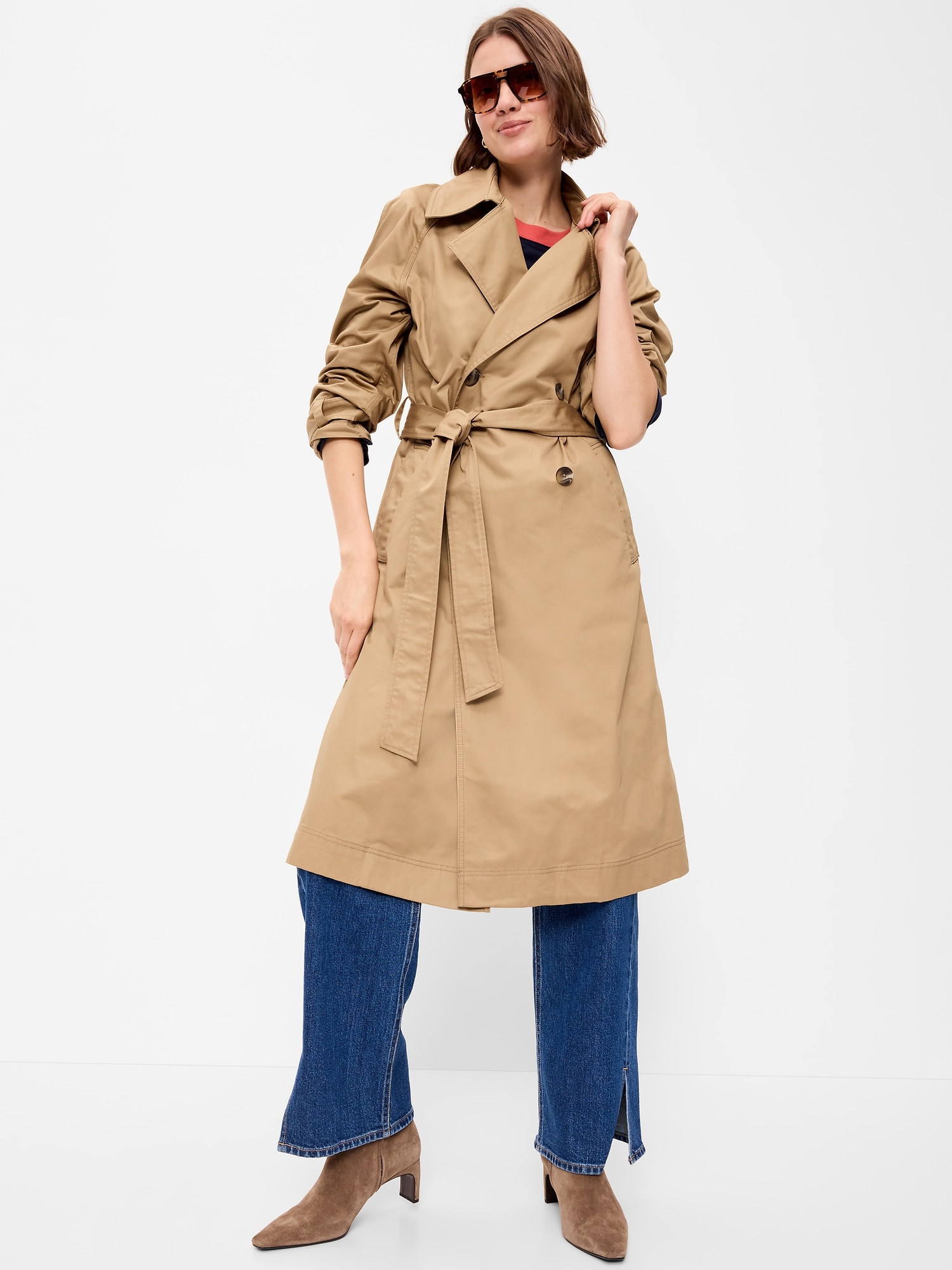 Full-Length Trench Coat