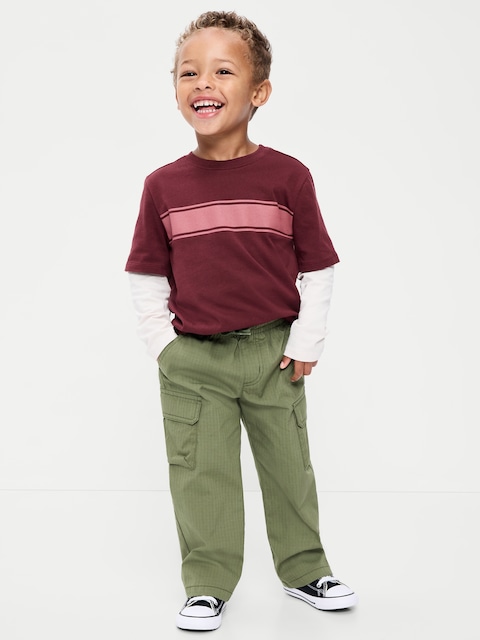 Baggy Cargo Ripstop Pants for Toddler Boys