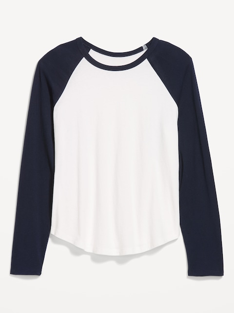 EveryWear Long-Sleeve Raglan Baseball T-Shirt