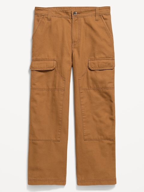 Baggy Cargo Canvas Pants for Boys