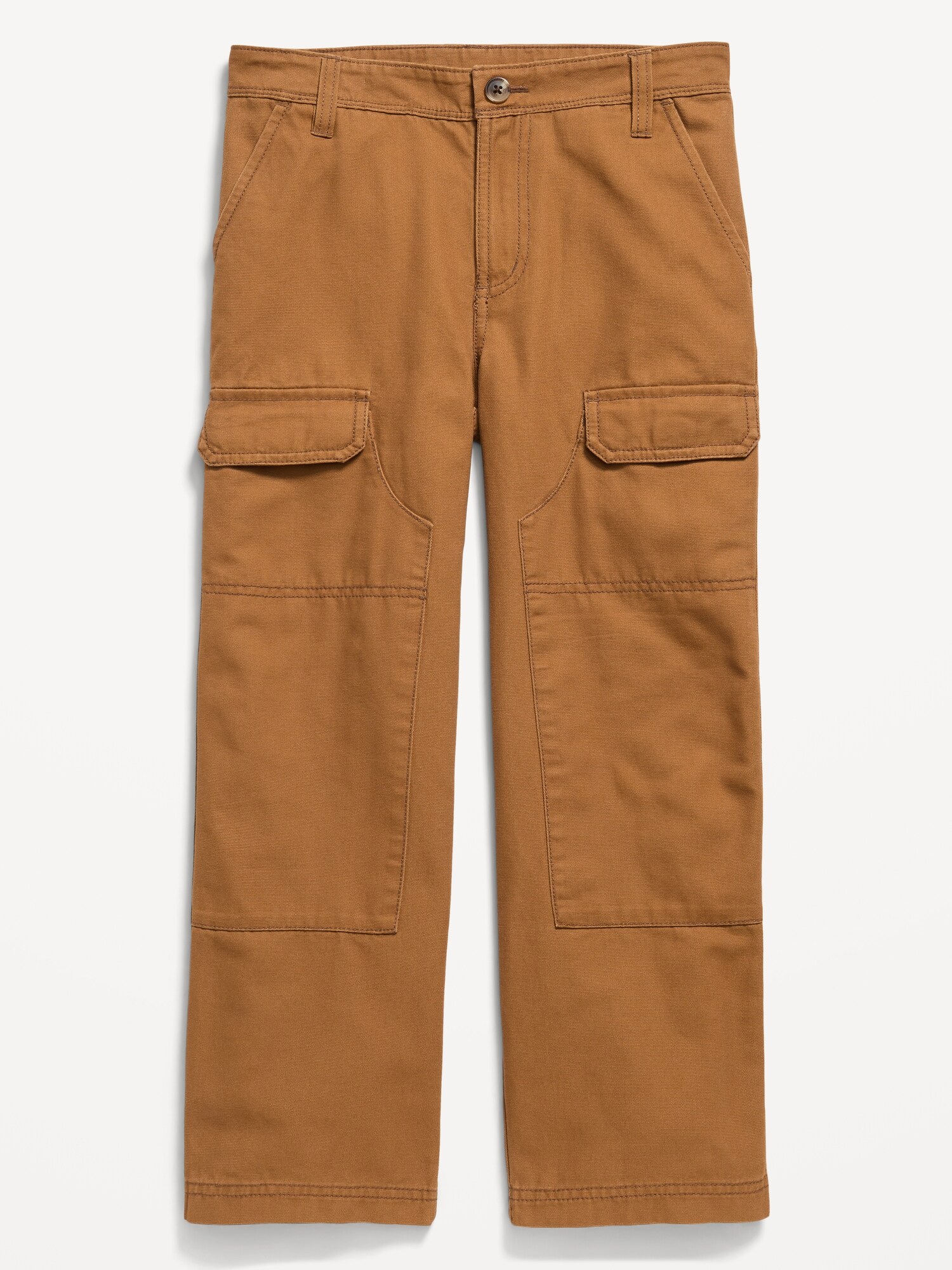 Брюки карго Old Navy Baggy из канваса для мальчиков, цвет: Карамельный коричневый — фото 4