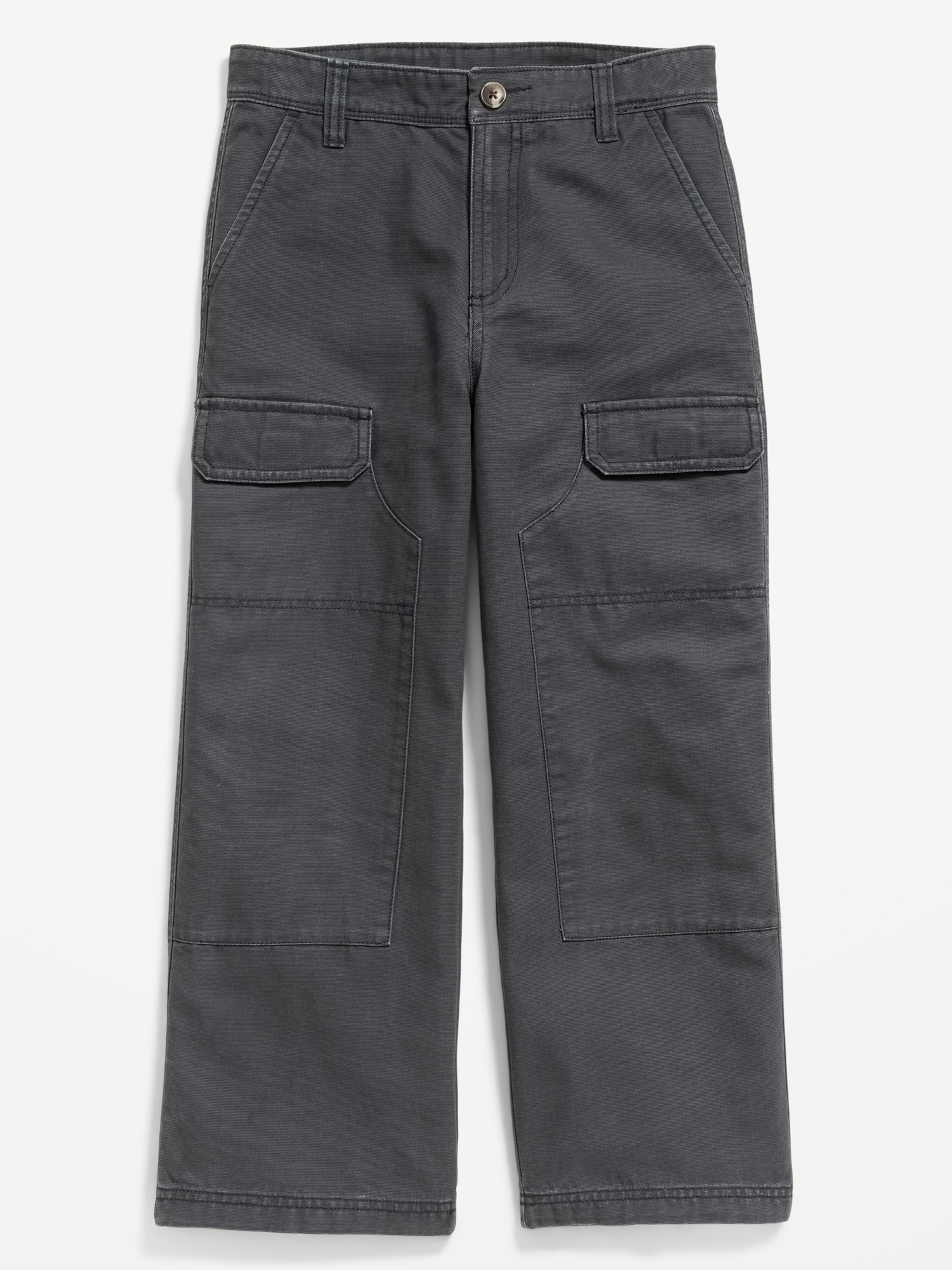 Baggy Cargo Canvas Pants for Boys