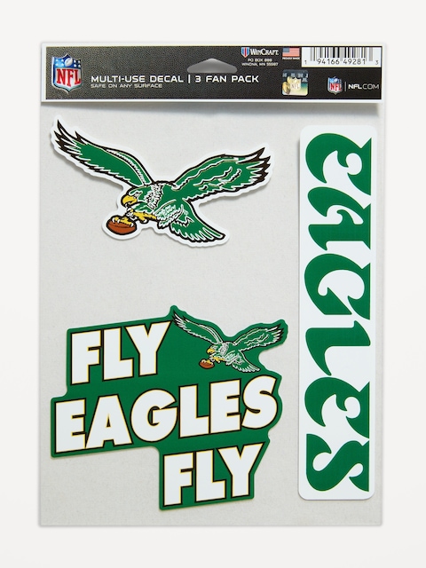 WinCraft® Philadelphia Eagles 3-Pack Multi-Use Decals