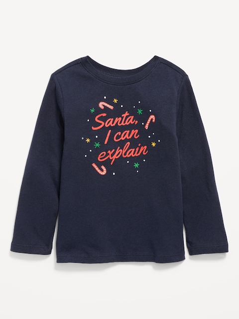 Long-Sleeve Graphic T-Shirt for Toddler Boys