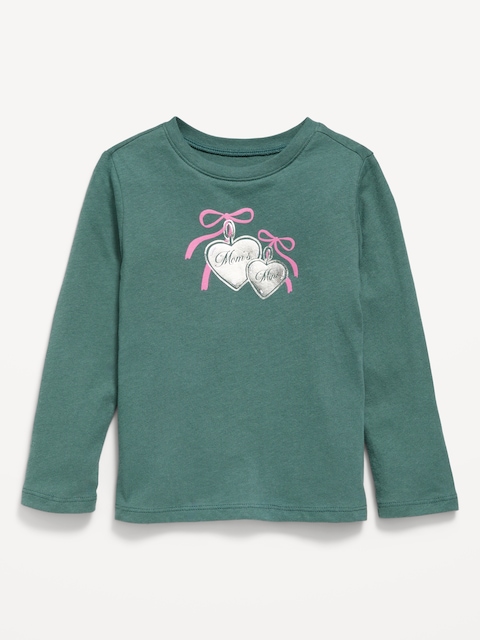 Long-Sleeve Graphic T-Shirt for Toddler Girls
