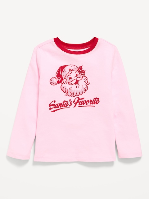 Long-Sleeve Graphic T-Shirt for Toddler Girls
