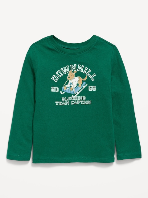 Long-Sleeve Graphic T-Shirt for Toddler Boys
