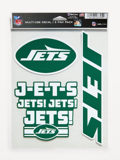 WinCraft® New York Jets 3-Pack Multi-Use Decals