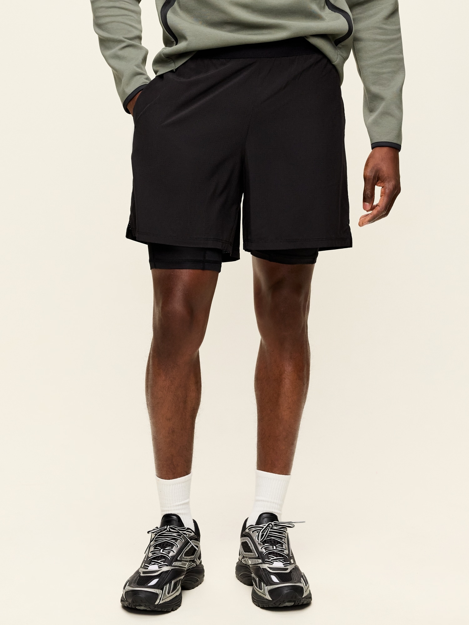 2-In-1 Performance Run Shorts - 5-inch inseam
