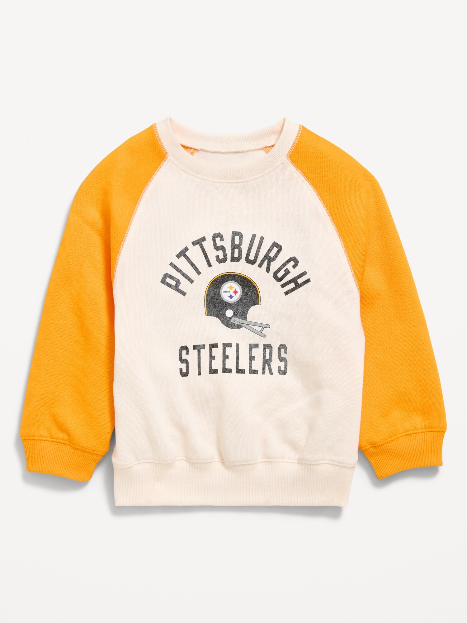 Pittsburgh Steelers Crew-Neck Sweatshirt for Toddler Girls