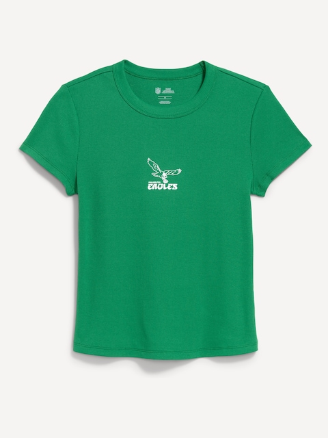 Philadelphia Eagles Snug Crop T-Shirt for Women